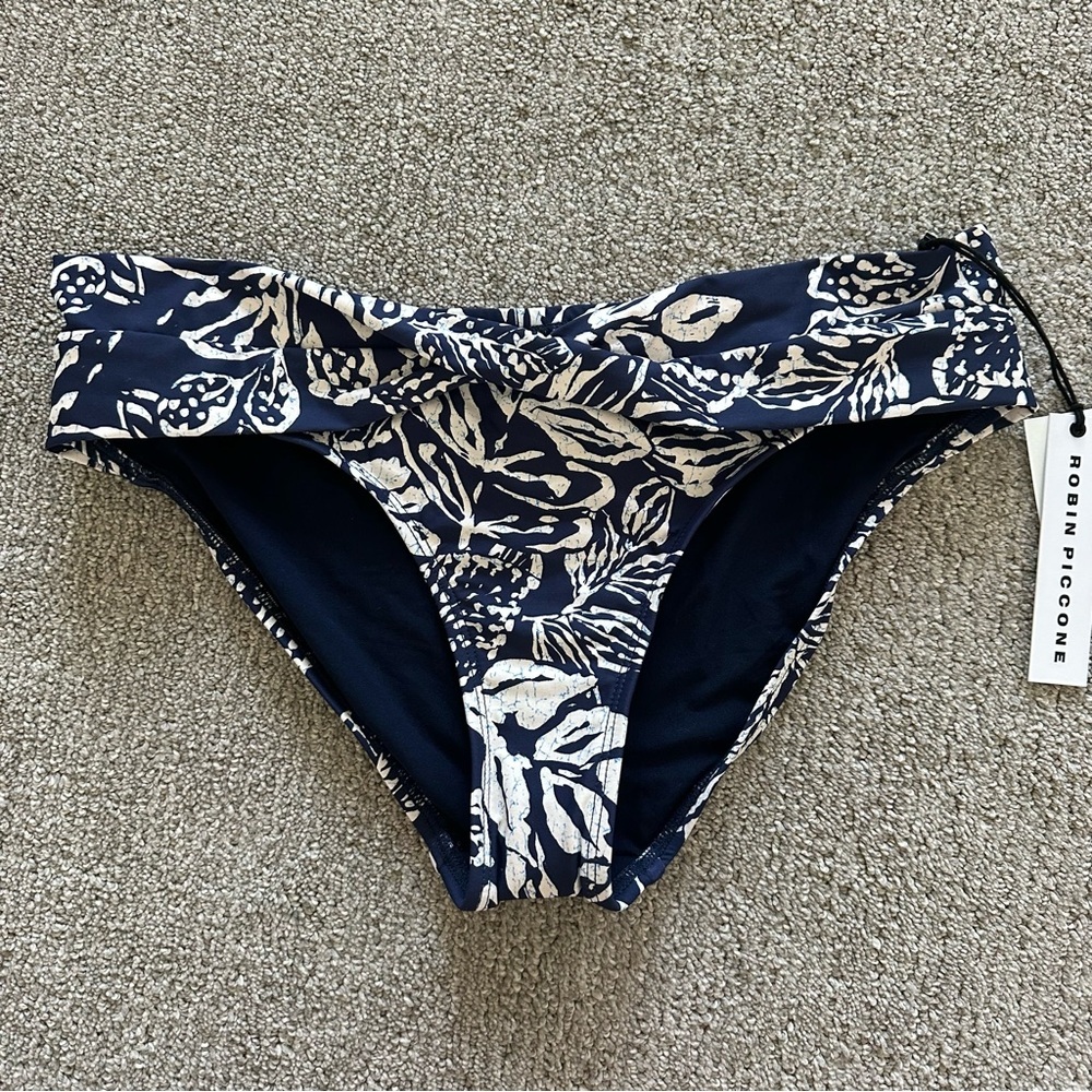Robin Piccone Indah Twist Bikini‎ Bottom L NWT